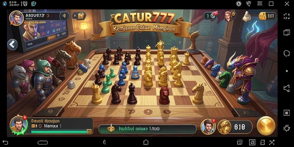 Gameplay menantang dan menarik di CATUR777.
