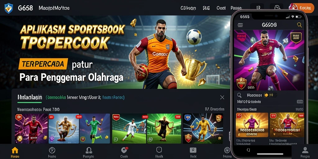 Tampilan gameplay G668 dalam aplikasi Sportsbook yang interaktif.