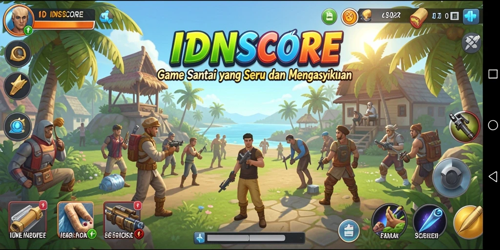 Screenshot IDNSCORE menampilkan gameplay yang seru dan mengasyikkan.