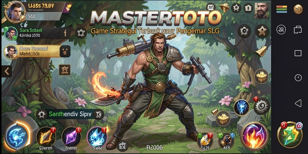 Tampilan gameplay menegangkan dari MASTERTOTO dengan aksi strategi.