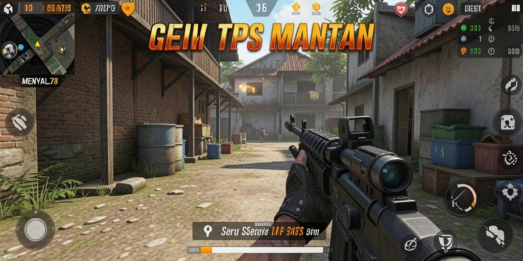 Tangkapan layar gameplay intens dari MENYALA78, menampilkan aksi seru di medan perang.