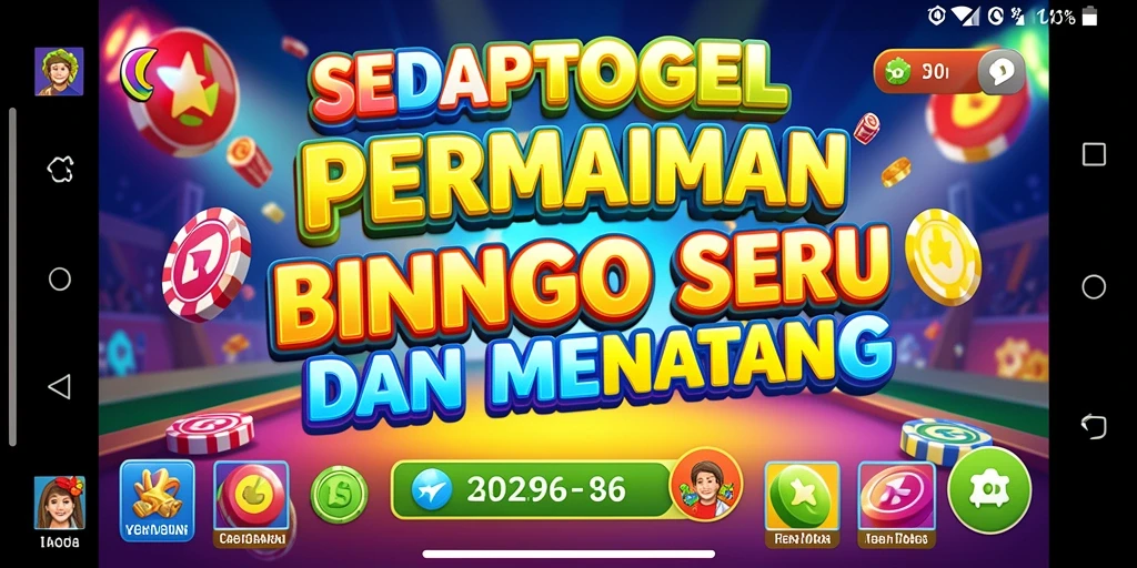 Tampilan seru gameplay Bingo di SEDAPTOGEL yang mengasyikkan.